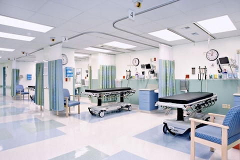 Limpieza de hospitales sala de emergencias